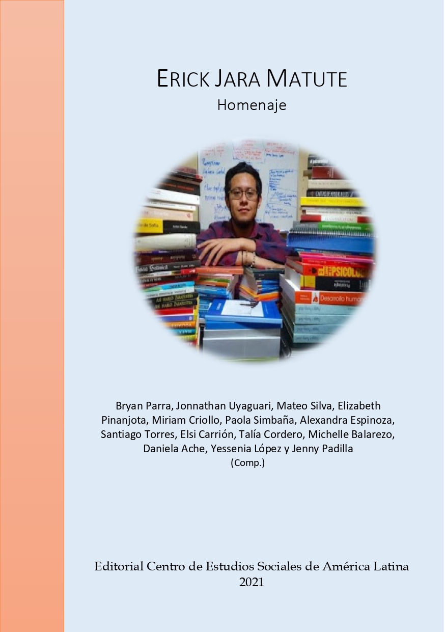 Portada del libro Erick Jara Matute. Homenaje