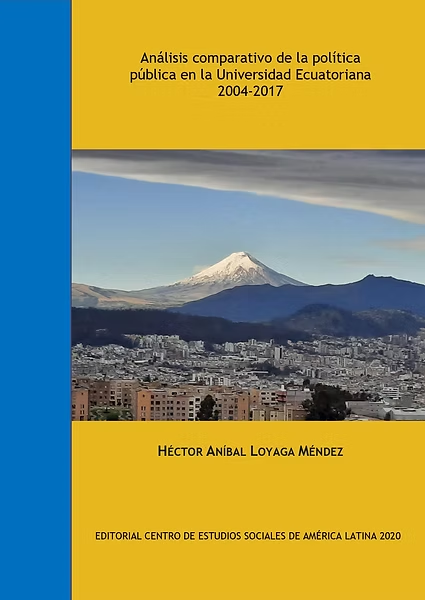 Portada del libro Análisis comparativo de la política pública en la Universidad Ecuatoriana (2004-2017)